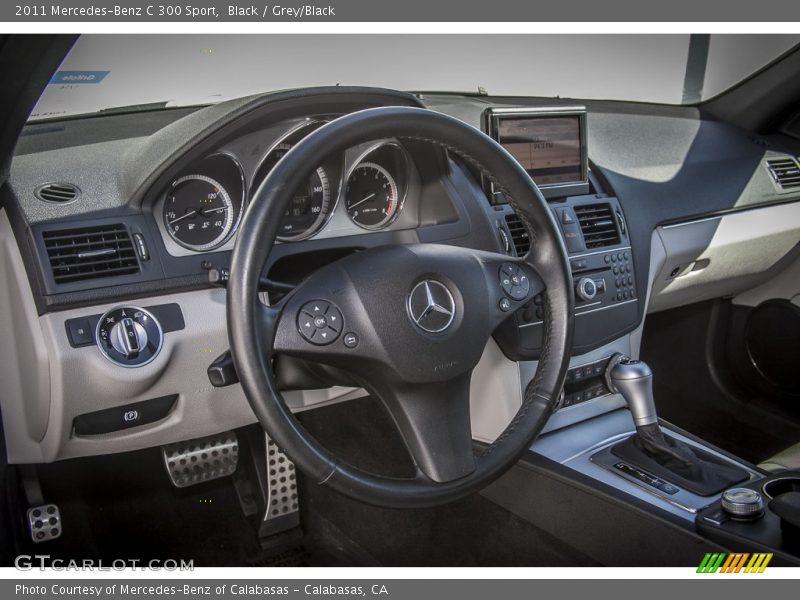Black / Grey/Black 2011 Mercedes-Benz C 300 Sport