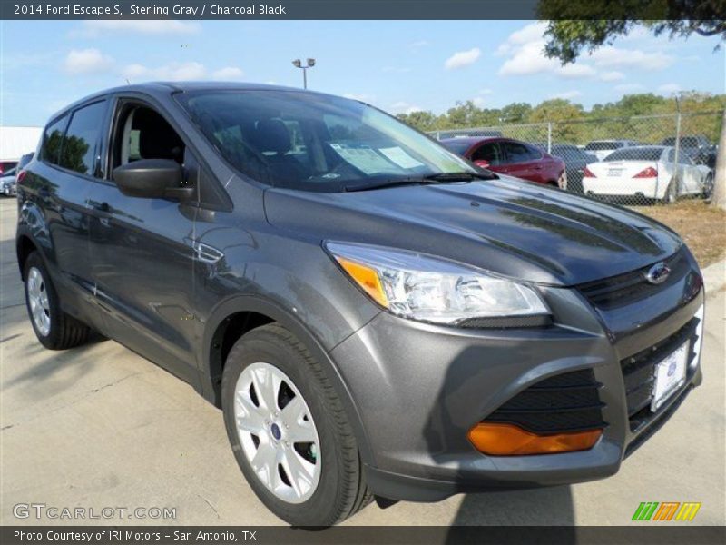 Sterling Gray / Charcoal Black 2014 Ford Escape S