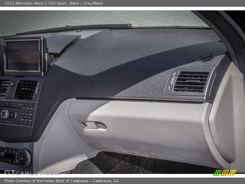 Black / Grey/Black 2011 Mercedes-Benz C 300 Sport