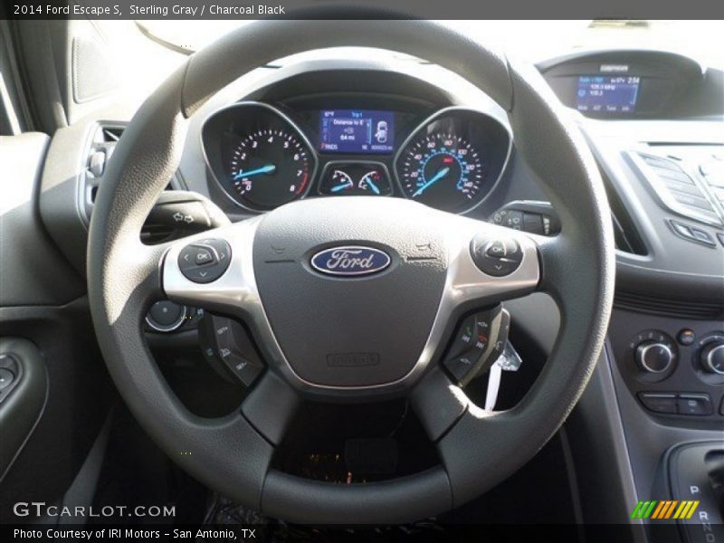 Sterling Gray / Charcoal Black 2014 Ford Escape S
