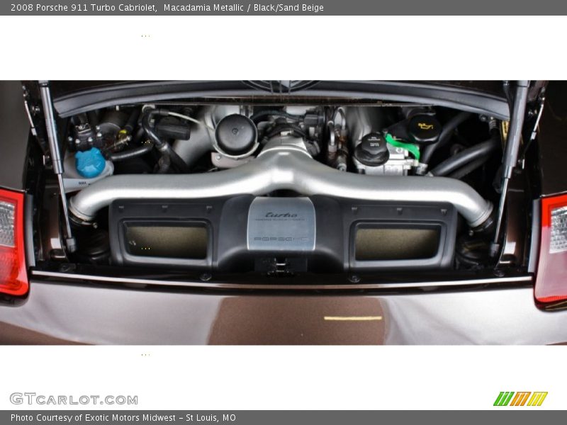  2008 911 Turbo Cabriolet Engine - 3.6 Liter Twin-Turbocharged DOHC 24V VarioCam Flat 6 Cylinder
