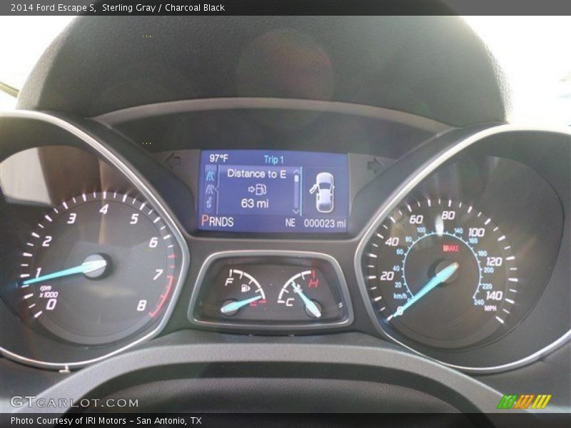 Sterling Gray / Charcoal Black 2014 Ford Escape S