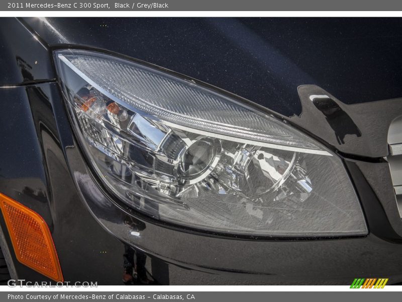 Black / Grey/Black 2011 Mercedes-Benz C 300 Sport