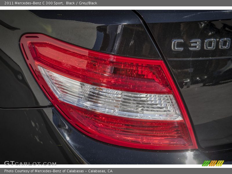 Black / Grey/Black 2011 Mercedes-Benz C 300 Sport
