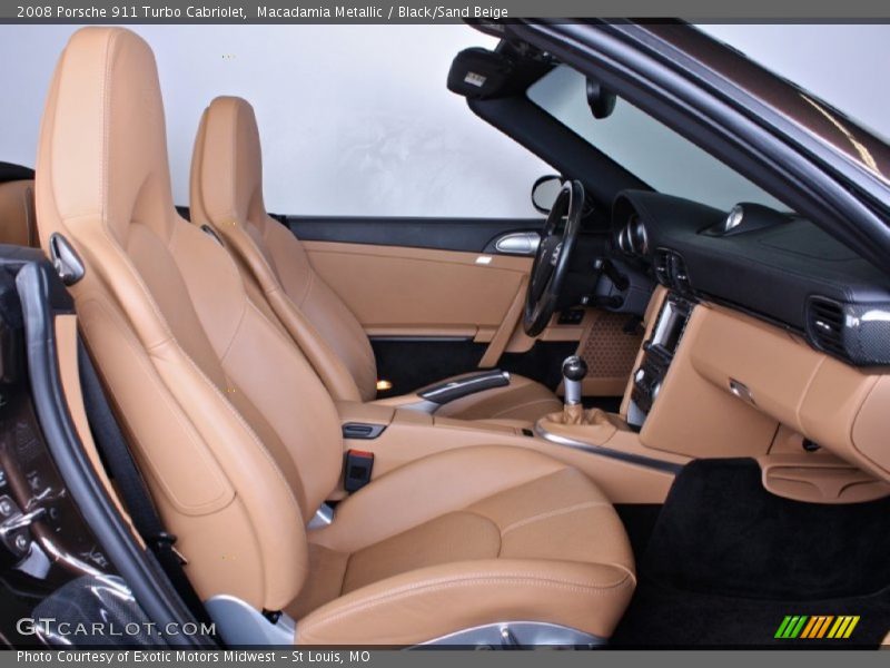 Front Seat of 2008 911 Turbo Cabriolet