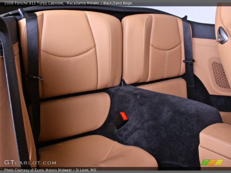 Rear Seat of 2008 911 Turbo Cabriolet
