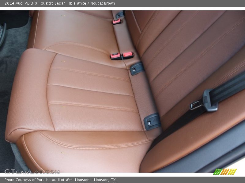 Ibis White / Nougat Brown 2014 Audi A6 3.0T quattro Sedan