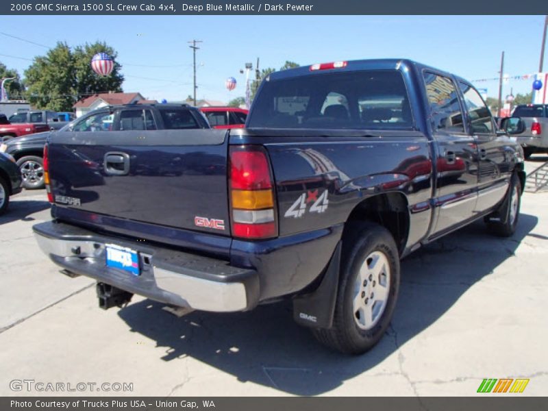 Deep Blue Metallic / Dark Pewter 2006 GMC Sierra 1500 SL Crew Cab 4x4