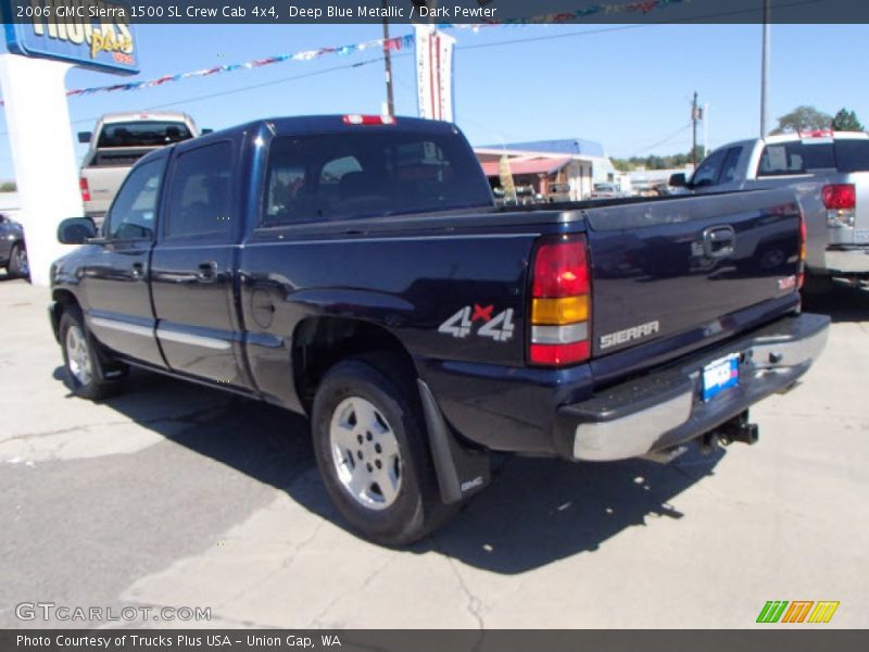 Deep Blue Metallic / Dark Pewter 2006 GMC Sierra 1500 SL Crew Cab 4x4