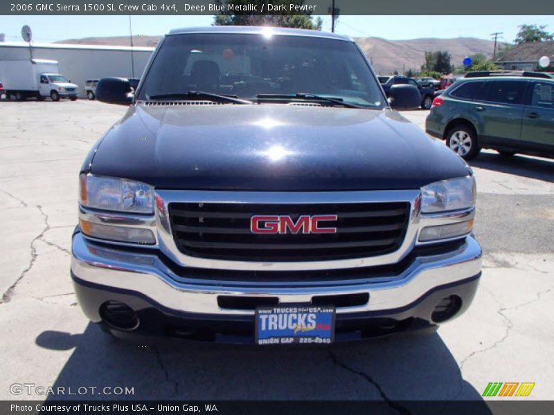 Deep Blue Metallic / Dark Pewter 2006 GMC Sierra 1500 SL Crew Cab 4x4