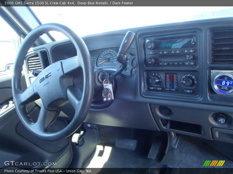 Deep Blue Metallic / Dark Pewter 2006 GMC Sierra 1500 SL Crew Cab 4x4