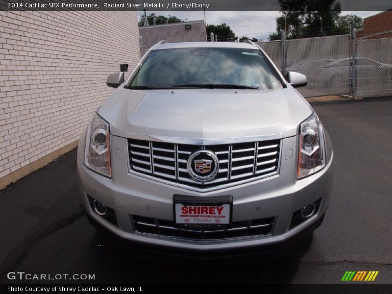 Radiant Silver Metallic / Ebony/Ebony 2014 Cadillac SRX Performance