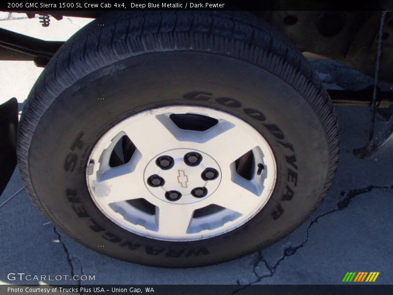Deep Blue Metallic / Dark Pewter 2006 GMC Sierra 1500 SL Crew Cab 4x4
