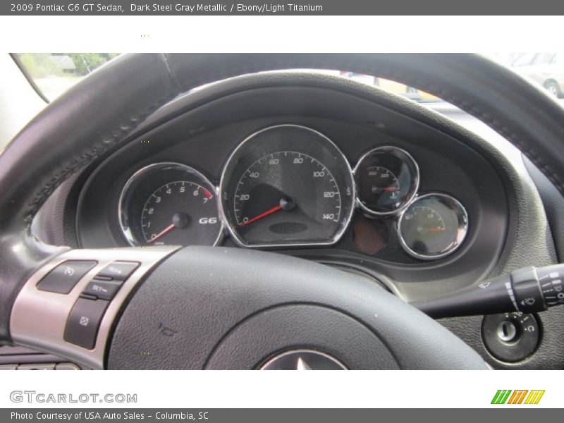 Dark Steel Gray Metallic / Ebony/Light Titanium 2009 Pontiac G6 GT Sedan