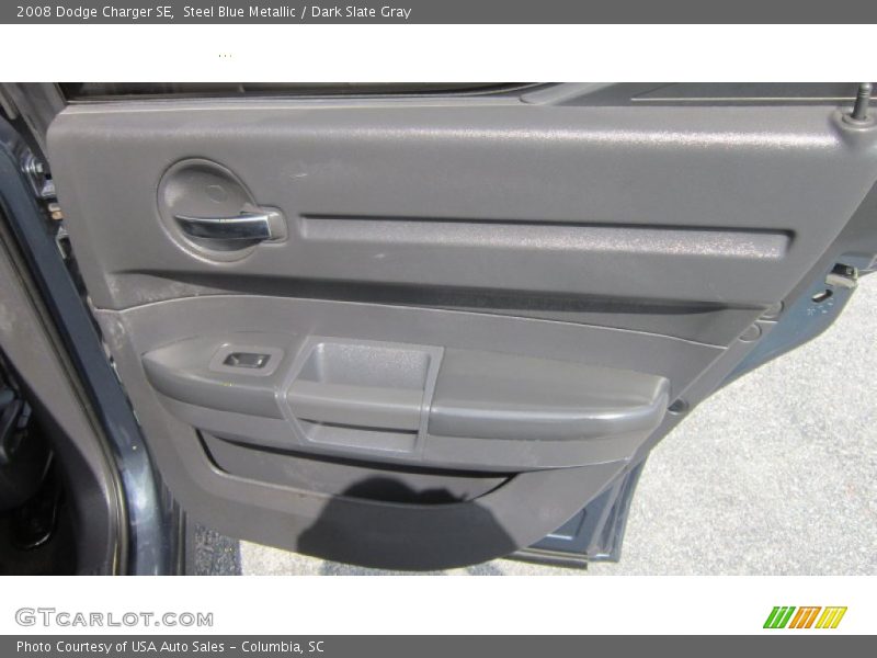 Steel Blue Metallic / Dark Slate Gray 2008 Dodge Charger SE