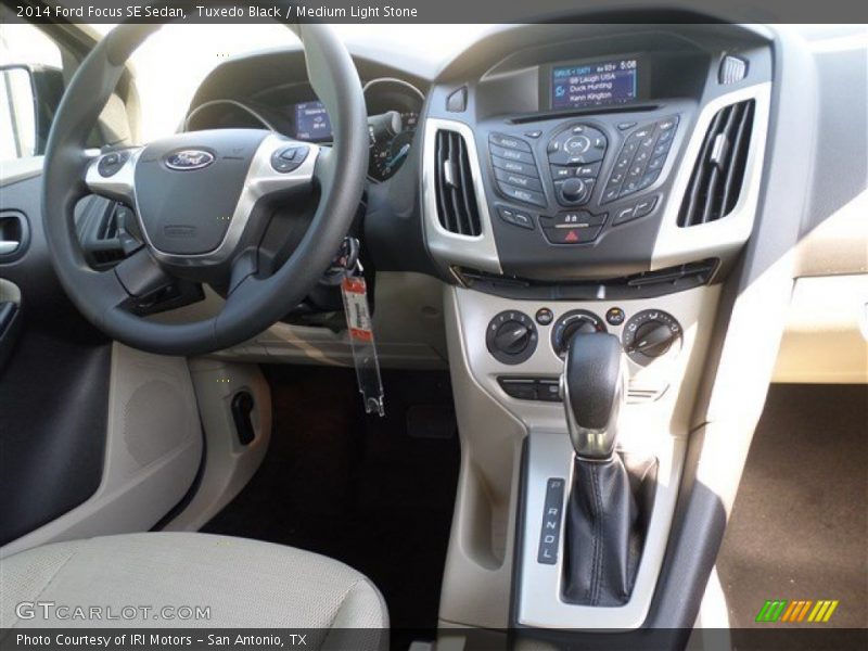 Tuxedo Black / Medium Light Stone 2014 Ford Focus SE Sedan