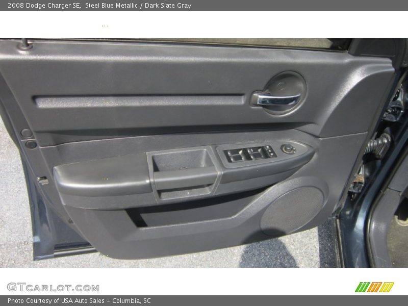 Steel Blue Metallic / Dark Slate Gray 2008 Dodge Charger SE