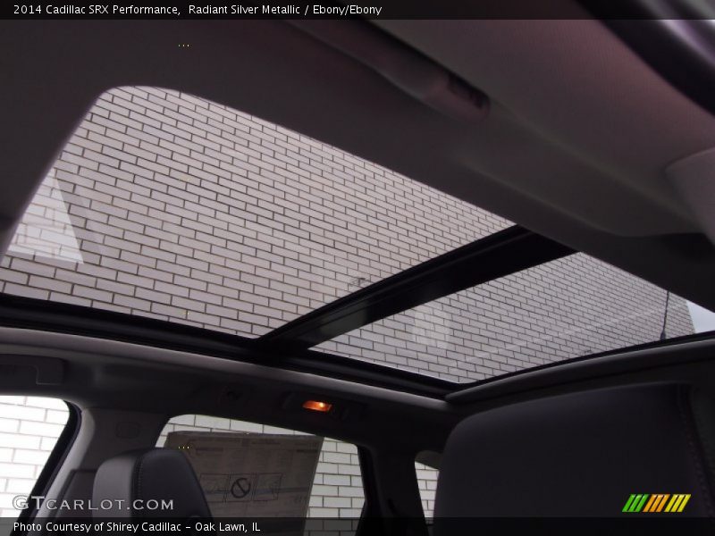 Sunroof of 2014 SRX Performance