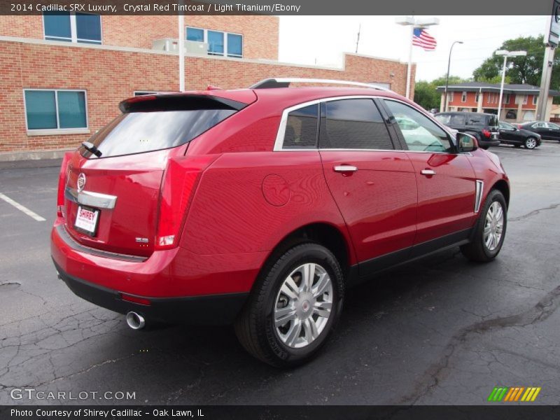 Crystal Red Tintcoat / Light Titanium/Ebony 2014 Cadillac SRX Luxury