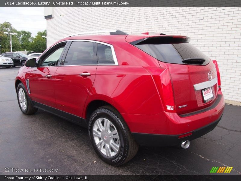 Crystal Red Tintcoat / Light Titanium/Ebony 2014 Cadillac SRX Luxury