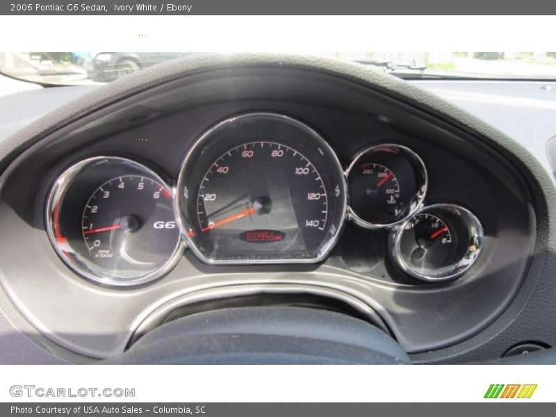 Ivory White / Ebony 2006 Pontiac G6 Sedan