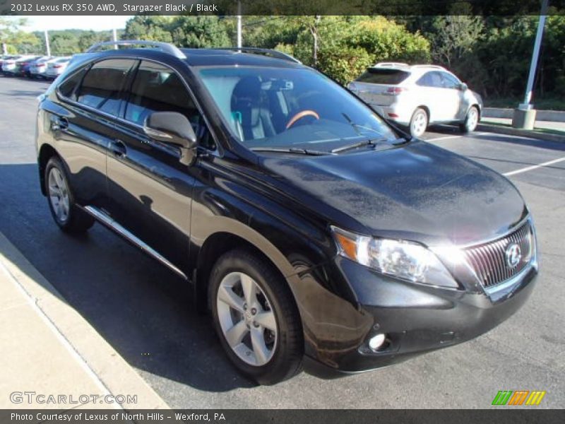 Stargazer Black / Black 2012 Lexus RX 350 AWD