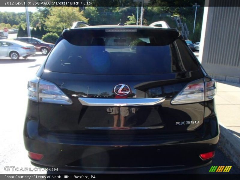 Stargazer Black / Black 2012 Lexus RX 350 AWD