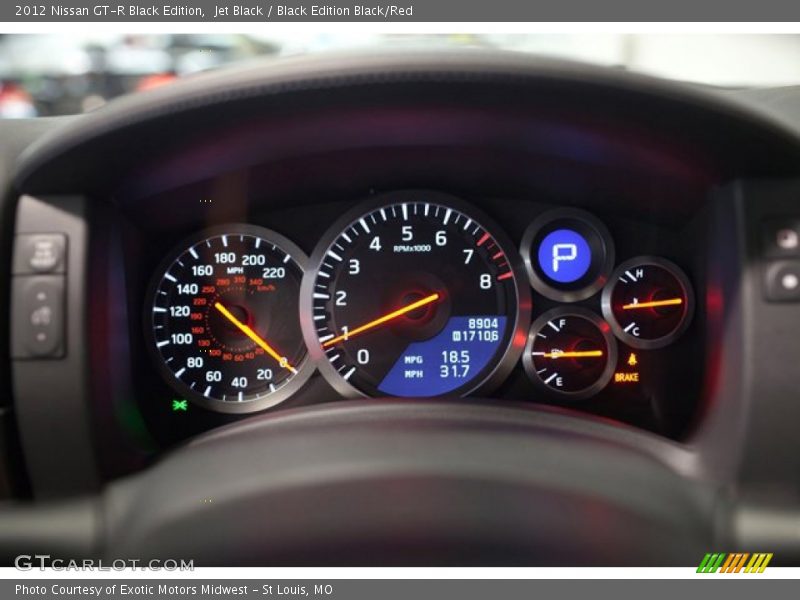  2012 GT-R Black Edition Black Edition Gauges