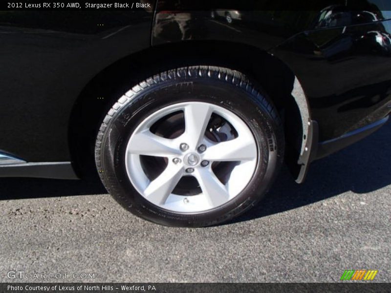 Stargazer Black / Black 2012 Lexus RX 350 AWD