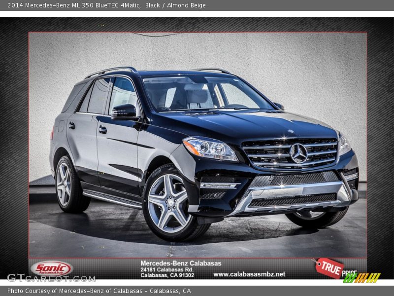 Black / Almond Beige 2014 Mercedes-Benz ML 350 BlueTEC 4Matic