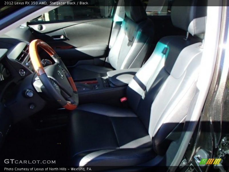 Stargazer Black / Black 2012 Lexus RX 350 AWD