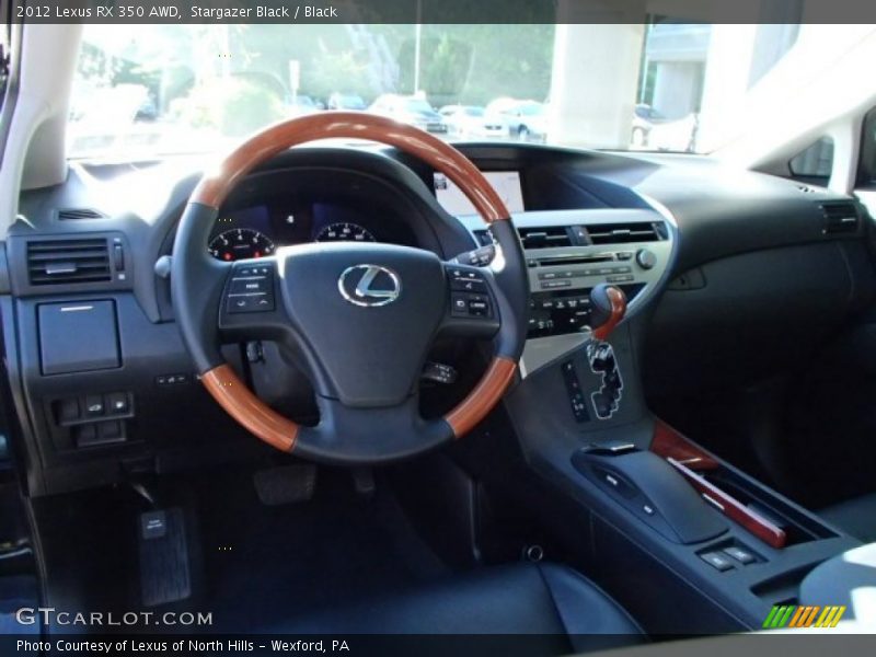 Stargazer Black / Black 2012 Lexus RX 350 AWD