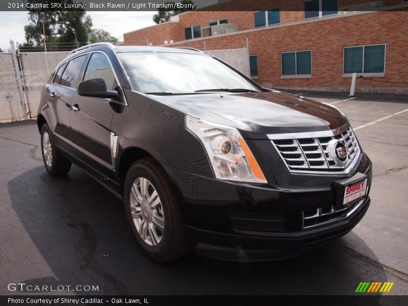 Black Raven / Light Titanium/Ebony 2014 Cadillac SRX Luxury