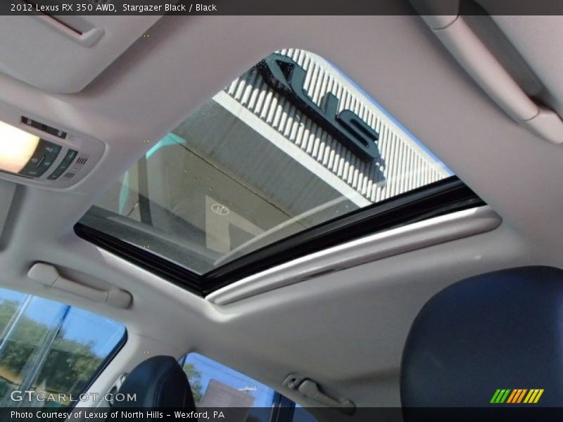 Stargazer Black / Black 2012 Lexus RX 350 AWD