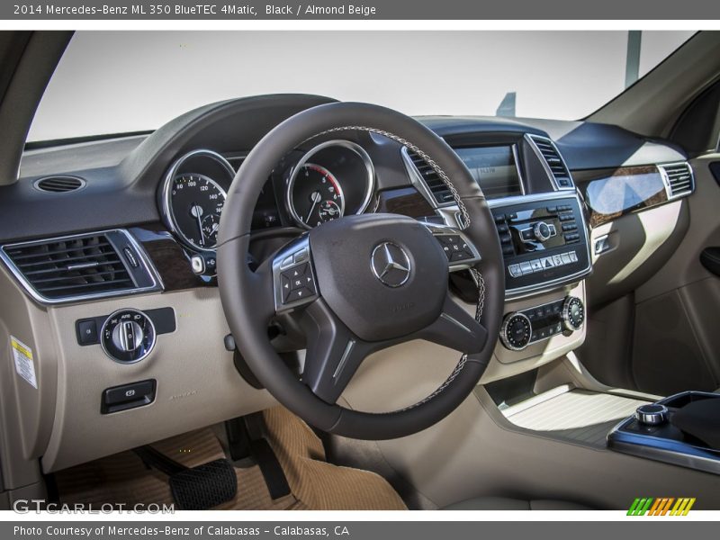 Black / Almond Beige 2014 Mercedes-Benz ML 350 BlueTEC 4Matic