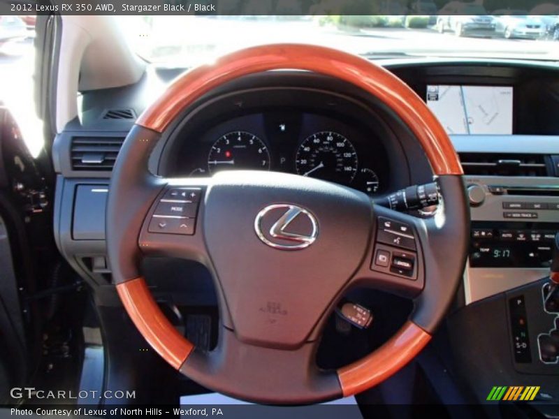 Stargazer Black / Black 2012 Lexus RX 350 AWD