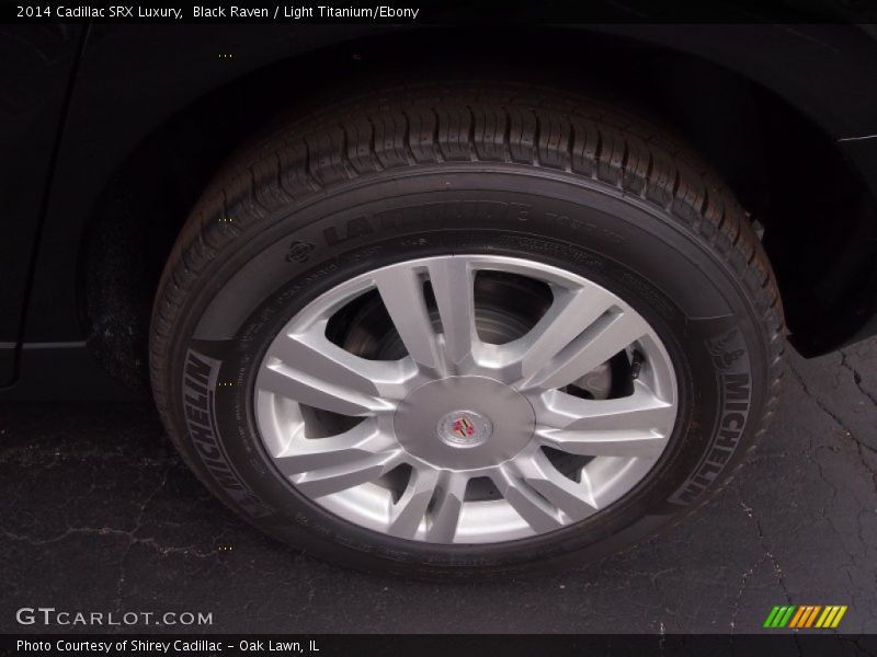 Black Raven / Light Titanium/Ebony 2014 Cadillac SRX Luxury