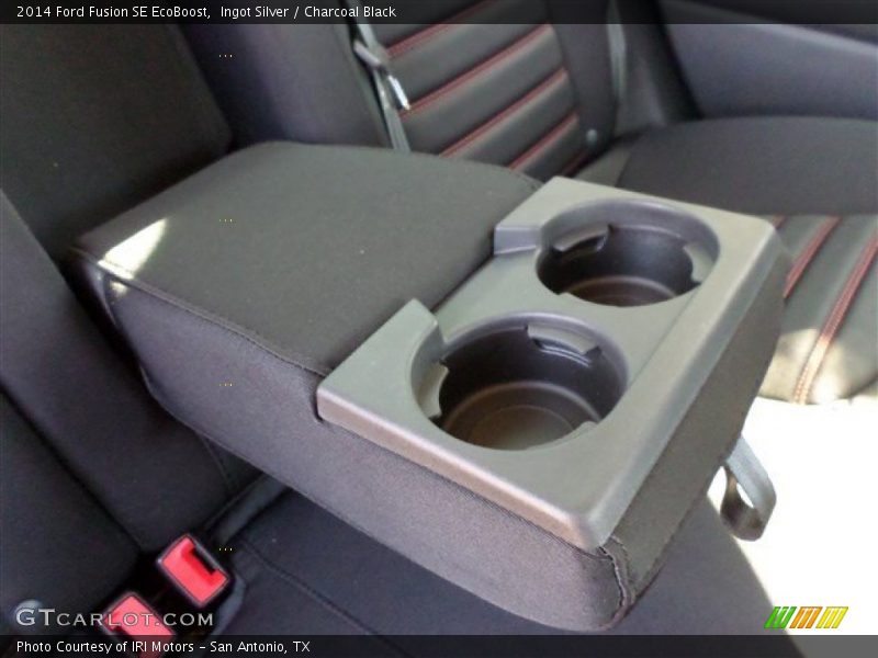 Ingot Silver / Charcoal Black 2014 Ford Fusion SE EcoBoost