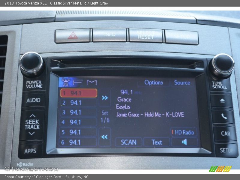 Classic Silver Metallic / Light Gray 2013 Toyota Venza XLE