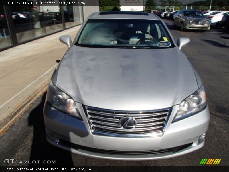 Tungsten Pearl / Light Gray 2011 Lexus ES 350
