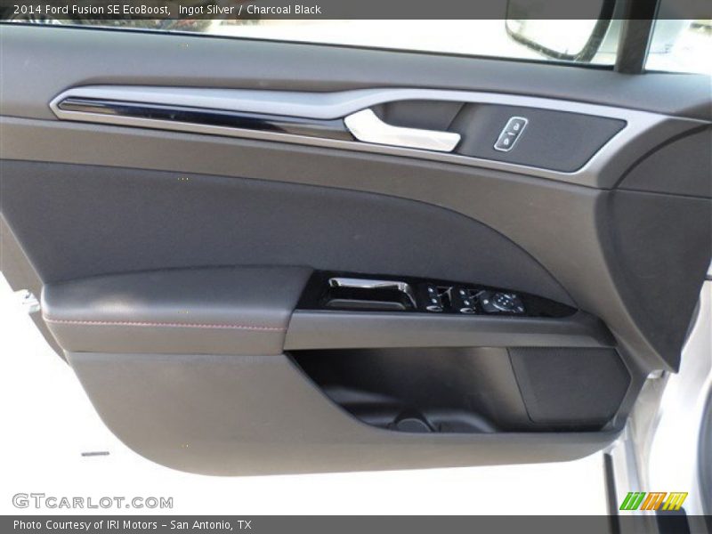 Ingot Silver / Charcoal Black 2014 Ford Fusion SE EcoBoost