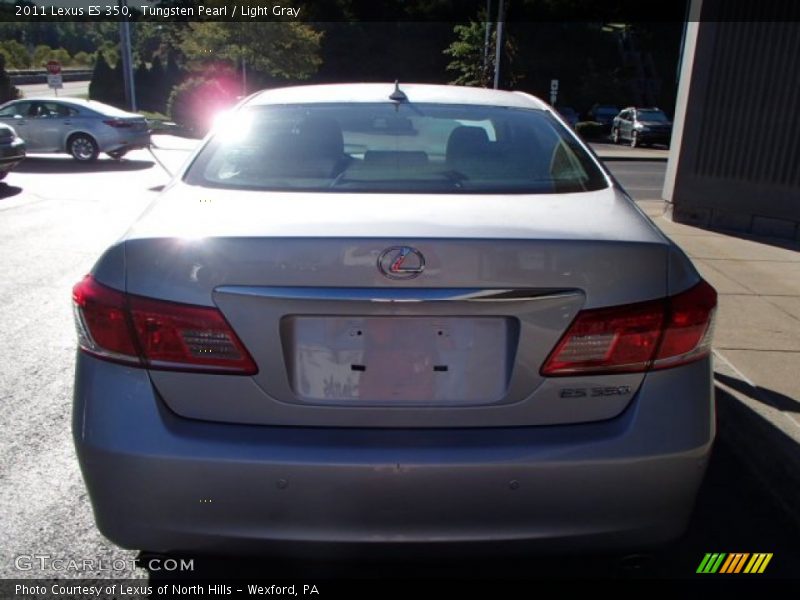 Tungsten Pearl / Light Gray 2011 Lexus ES 350