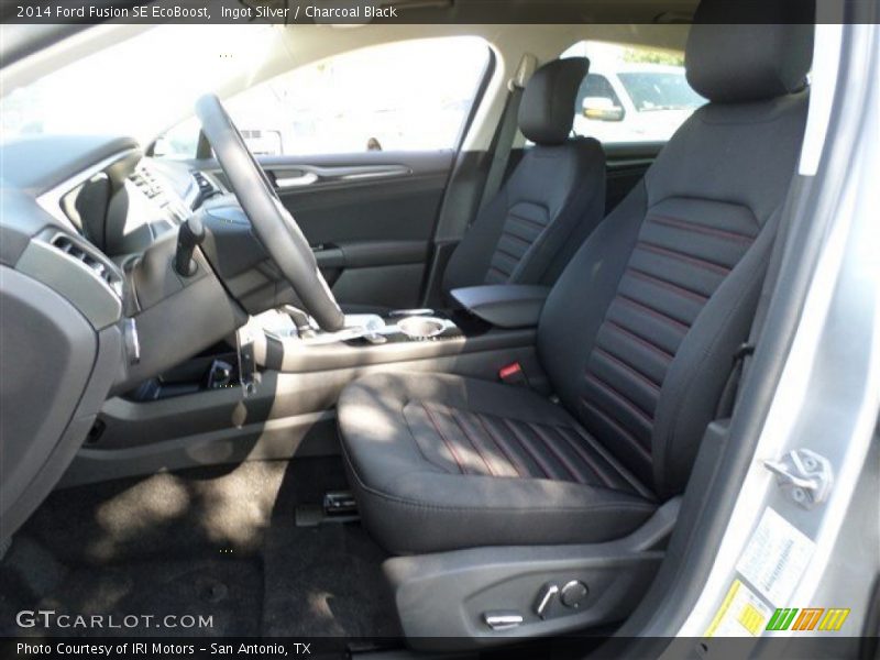 Ingot Silver / Charcoal Black 2014 Ford Fusion SE EcoBoost