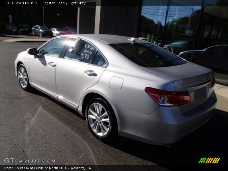 Tungsten Pearl / Light Gray 2011 Lexus ES 350
