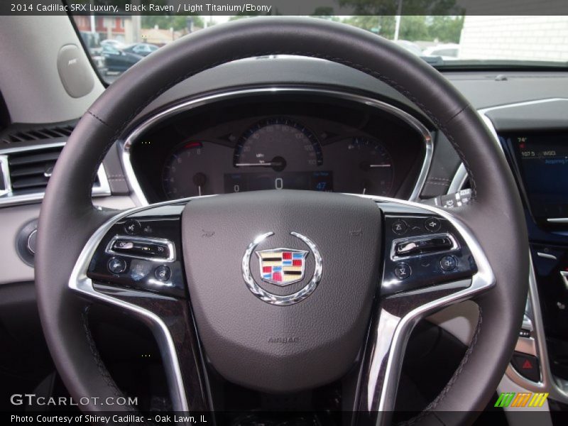 Black Raven / Light Titanium/Ebony 2014 Cadillac SRX Luxury