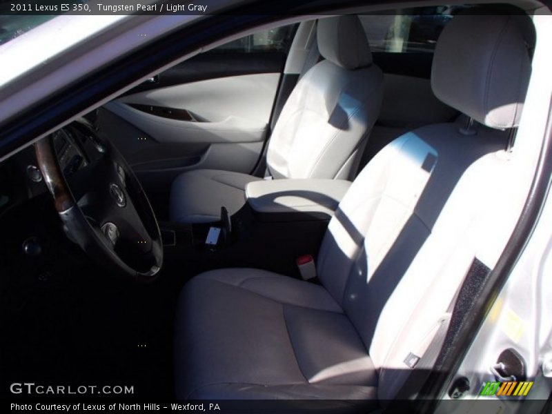 Tungsten Pearl / Light Gray 2011 Lexus ES 350