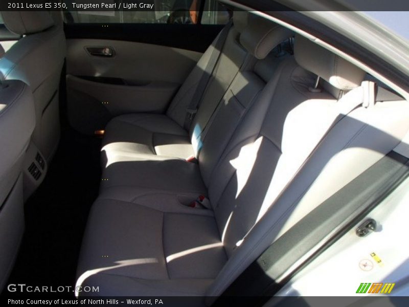 Tungsten Pearl / Light Gray 2011 Lexus ES 350