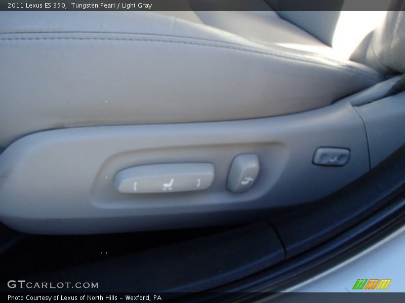 Tungsten Pearl / Light Gray 2011 Lexus ES 350
