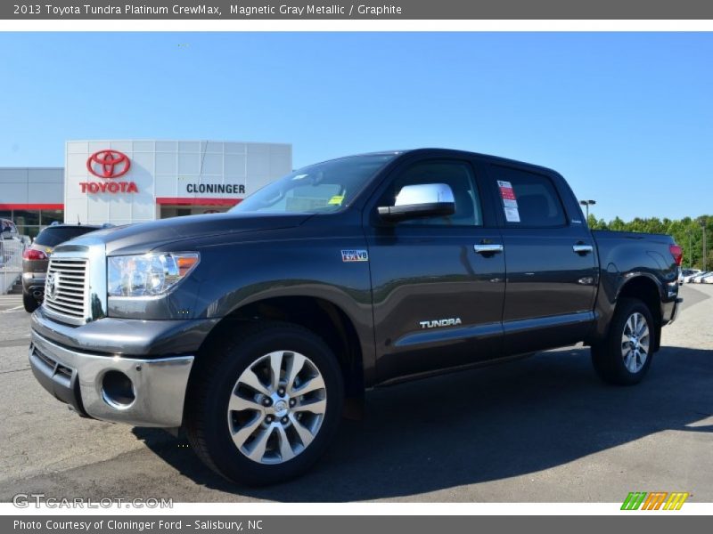 Magnetic Gray Metallic / Graphite 2013 Toyota Tundra Platinum CrewMax
