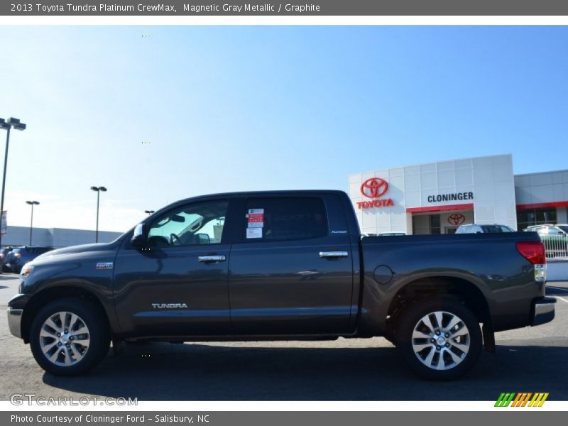 Magnetic Gray Metallic / Graphite 2013 Toyota Tundra Platinum CrewMax